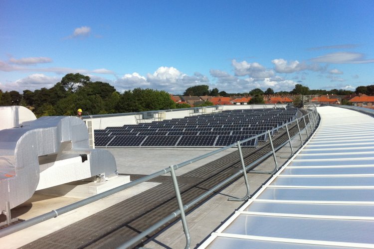 Example solar panel installation by Sun Spirit Ltd in Sunderland