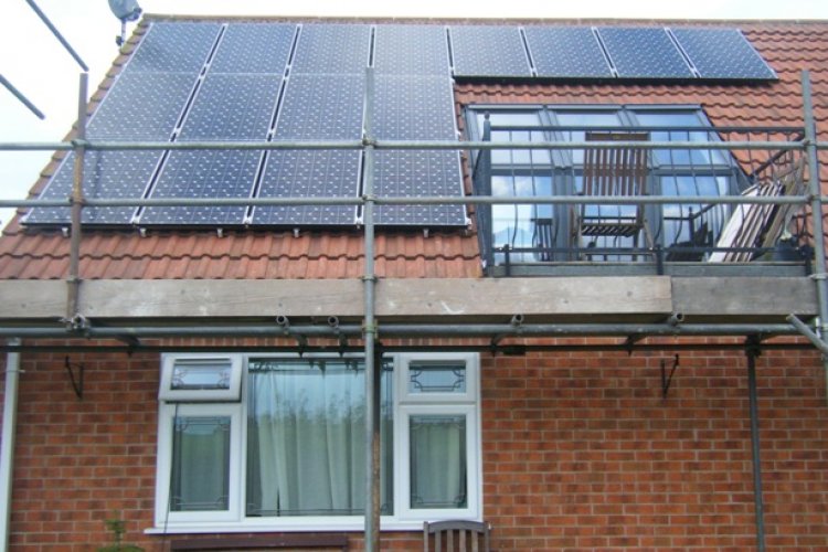 Example solar panel installation by CTS Renewables in Mansfield