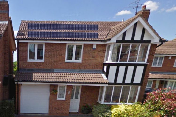 Example solar panel installation by Green Solar UK in Birmingham