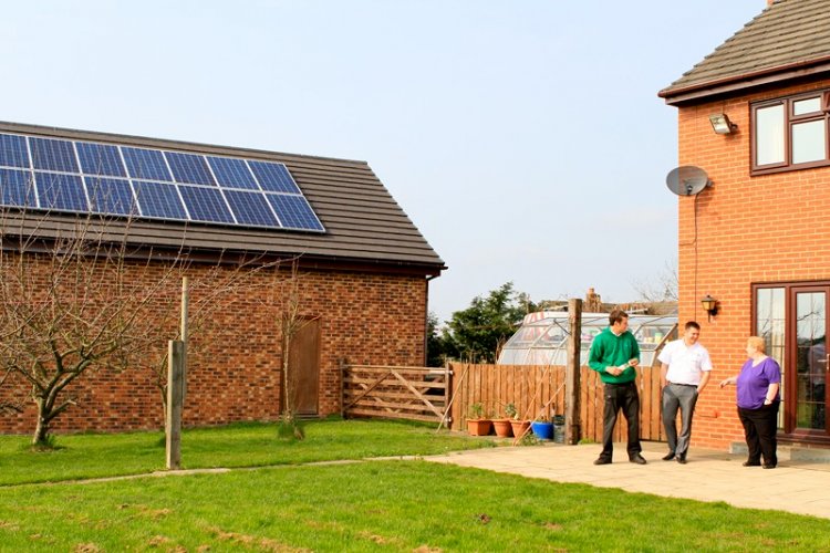 Example solar panel installation by WeRsolarUK in Esh Winning, Durham 