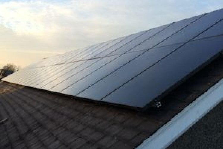 Example solar panel installation by Renergy Solutions in Leicester