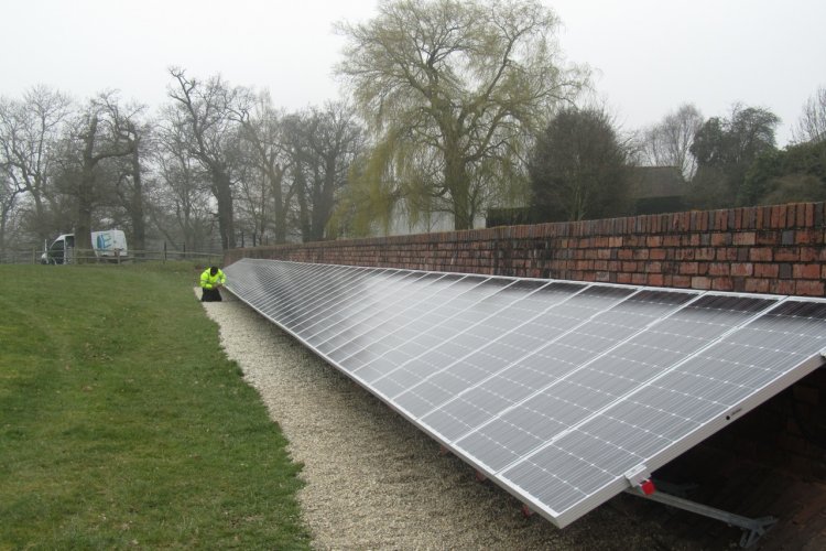 Example solar panel installation by Engensa Ltd in Acton, London
