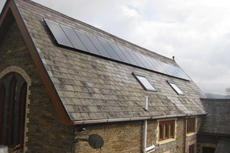 Example solar panel installation by Hassie Electrical Solar Ltd in The Paddocks, Kidwelly
