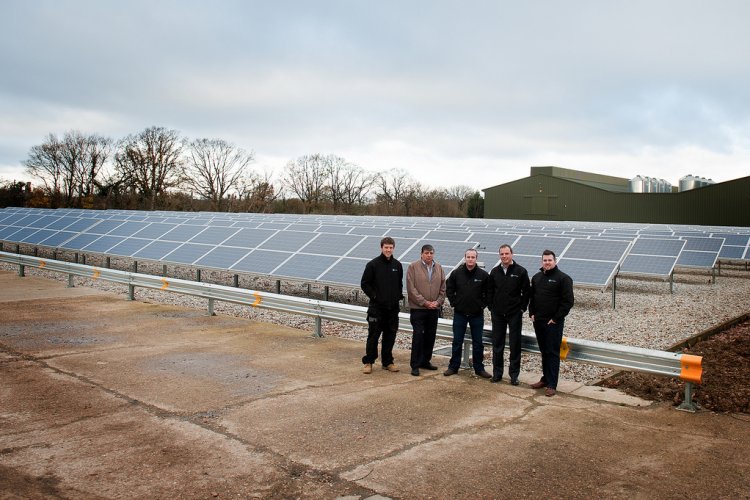 Example solar panel installation by M3 Solutions in Folkestone, Kent 