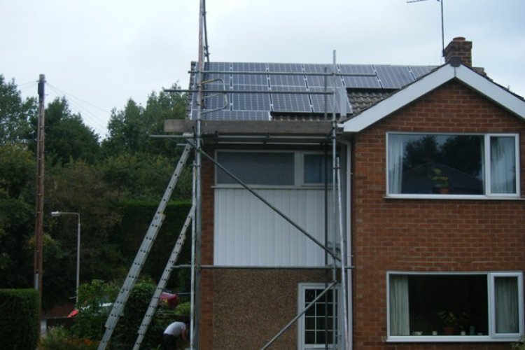 Example solar panel installation by CTS Renewables in Mansfield