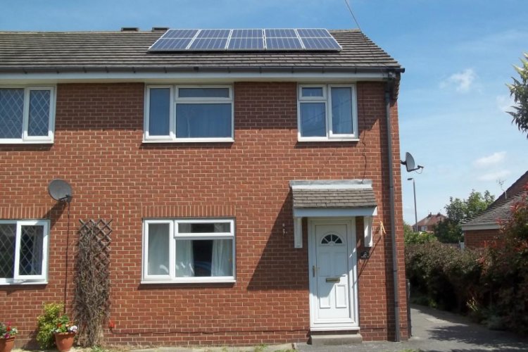 Example solar panel installation by Medoria Solar in Thorpe, Wakefield