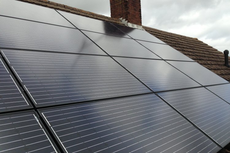 Example solar panel installation by Infinity Electrical and Renewables in Whiteley, Fareham
