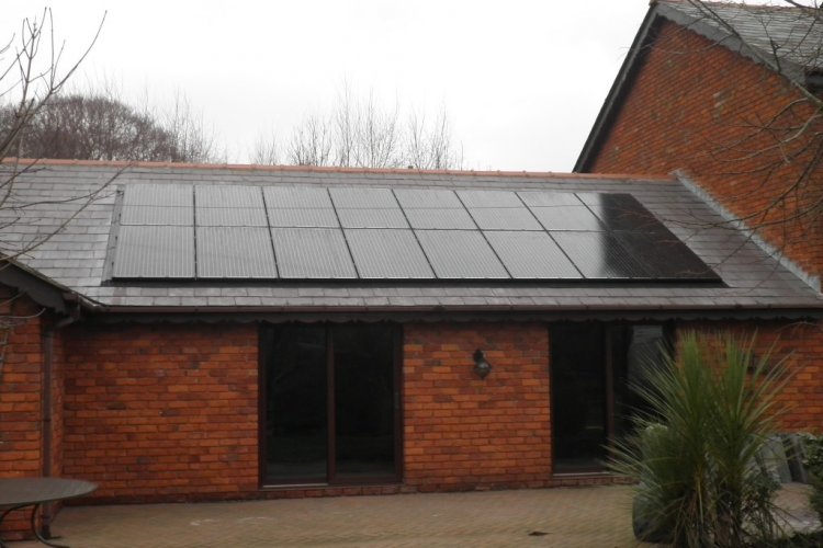 Example solar panel installation by Energy Installs  in Rooks Bridge, Bristol